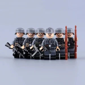 Minifigure - German Military 6-Figure Squad Collection WWII (LEGO Compatible)