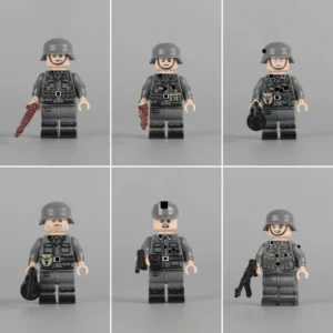 Minifigure - German Military 6-Figure Squad Collection WWII (LEGO Compatible)