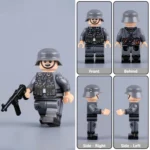 Minifigure - German Non-Commissioned Officer (NCO) or Squad Leader (Gruppenführer) from the mid-to-late stages WWII (LEGO Compatible)