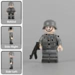 Minifigure - German Non-Commissioned Officer (NCO) or Squad Leader (Gruppenführer) from the mid-to-late stages WWII (LEGO Compatible)