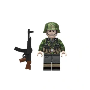 Minifigure - German Waffen-SS Assault Infantryman (StG 44 Gunner) WWII (LEGO Compatible) Minifigure - German Waffen-SS Assault Infantryman (StG 44 Gunner) WWII (LEGO Compatible)