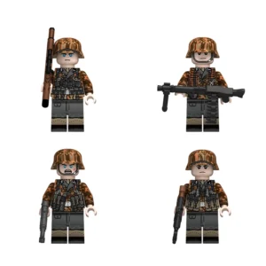 Minifigure - German Waffen-SS Infantry Squad (Late War) (LEGO Compatible)