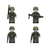 Minifigure - German Waffen-SS Infantry Squad Set WWII (LEGO Compatible)