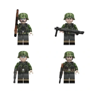 Minifigure - German Waffen-SS Infantry Squad Set WWII (LEGO Compatible) Minifigure - German Waffen-SS Infantry Squad Set WWII (LEGO Compatible)