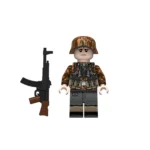 Minifigure - German Waffen-SS Soldier ((Rauchtarnmuster Autumn Camouflage & StG 44) Late War) WWII