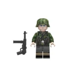 Minifigure -German Waffen-SS Squad Leader / Submachine Gunner WWII (LEGO Compatible)