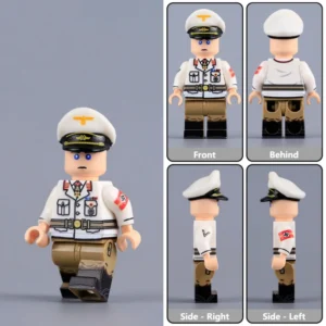 Minifigure - Karl Hanke (Reichsführer-SS Gauleiter) a high-ranking official in Nazi Germany WWII (LEGO Compatible)