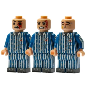 Minifigure - Nazi Holocaust Concentration Camp Political Prisoners WWII (LEGO Compatible)
