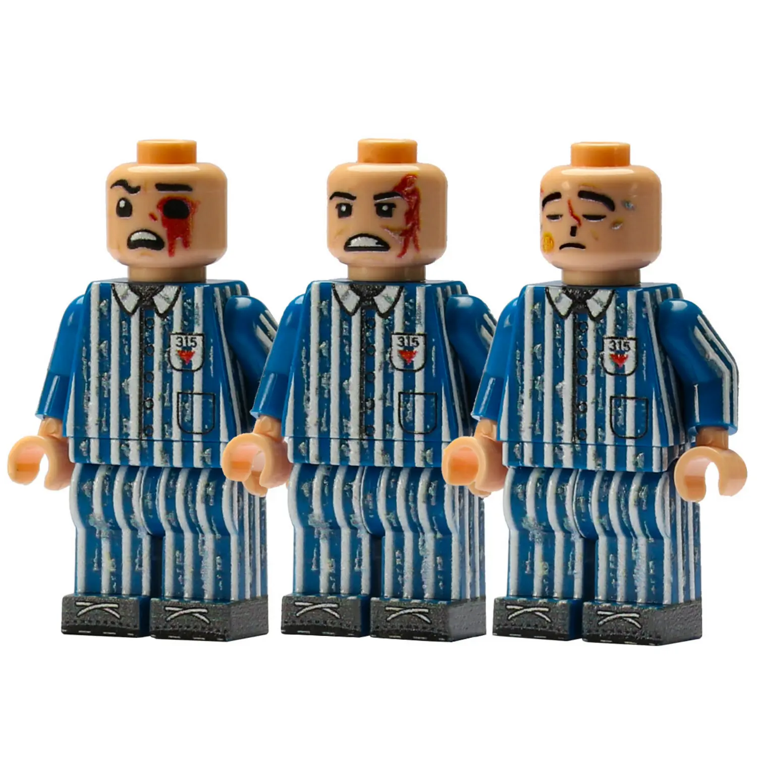 Minifigure - Nazi Holocaust Concentration Camp Political Prisoners WWII (LEGO Compatible)