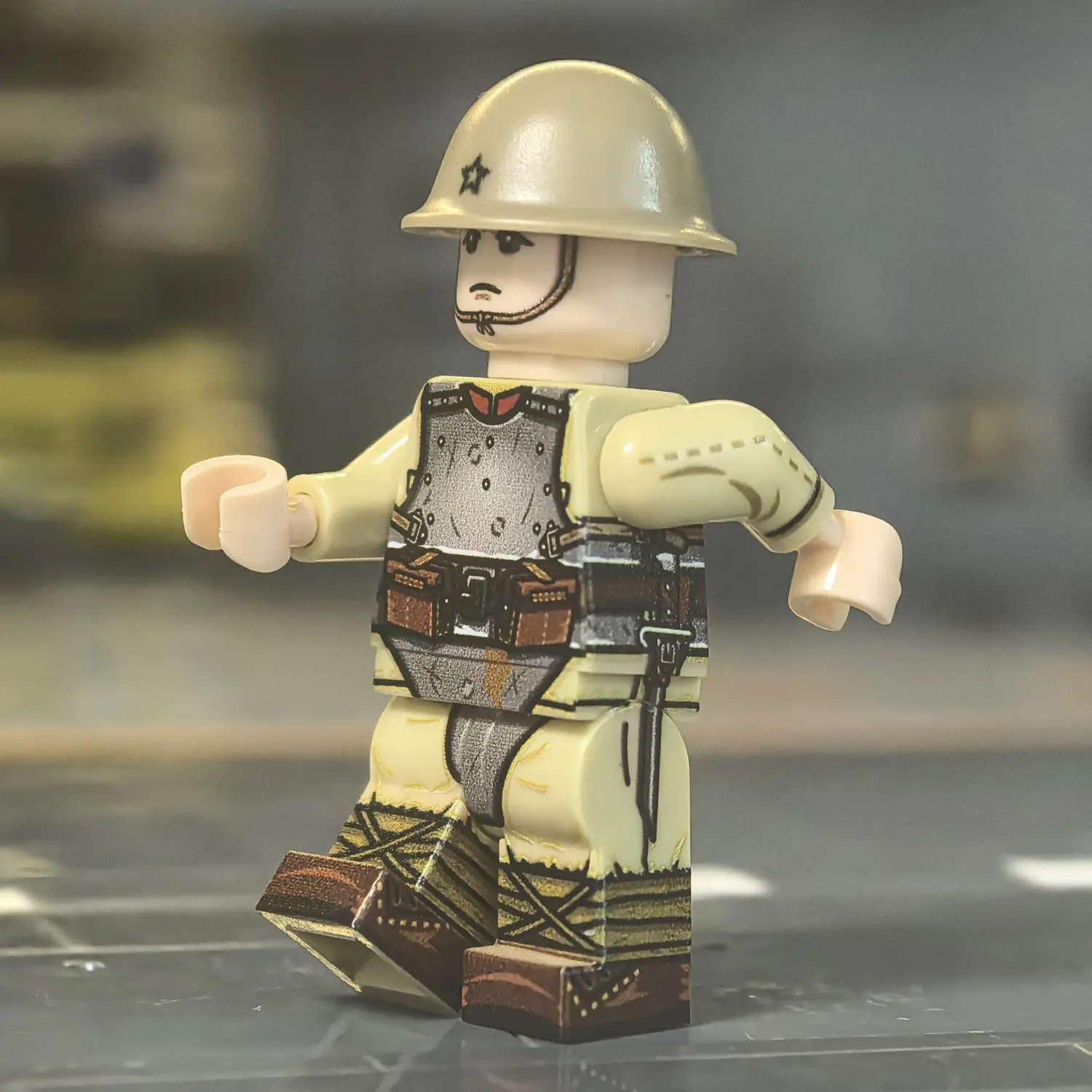 Minifigure – Imperial Japanese Army Assault Infantry (with Body Armor) WWII (LEGO Compatible) 2 Minifigure – Imperial Japanese Army Assault Infantry (with Body Armor) WWII (LEGO Compatible)