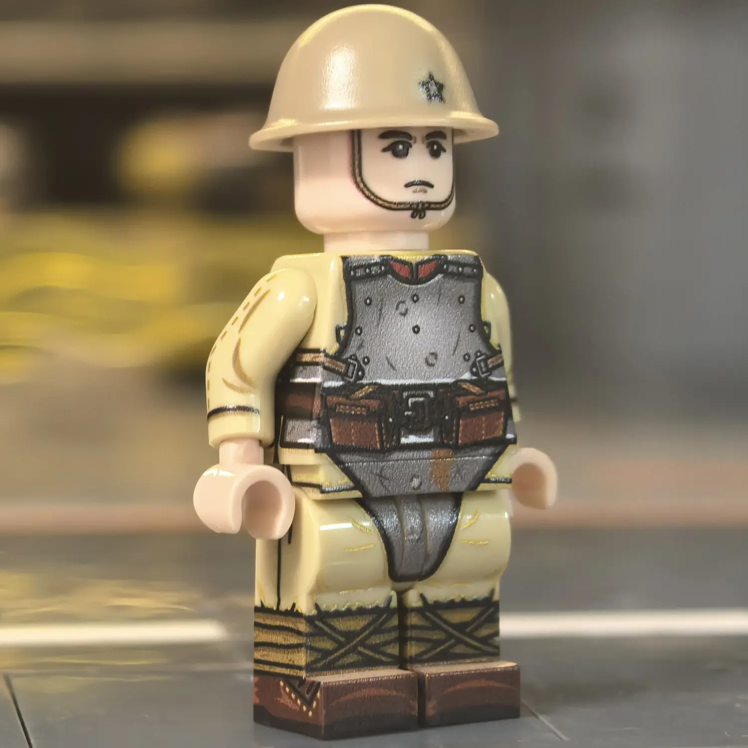 Minifigure – Imperial Japanese Army Assault Infantry (with Body Armor) WWII (LEGO Compatible) Minifigure – Imperial Japanese Army Assault Infantry (with Body Armor) WWII (LEGO Compatible)