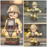 Minifigure – Imperial Japanese Army Assault Infantry (with Body Armor) WWII (LEGO Compatible)4 Minifigure – Imperial Japanese Army Assault Infantry (with Body Armor) WWII