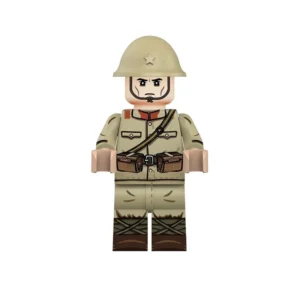 Minifigure – Imperial Japanese Army (IJA) Battle-Worn Soldier WWII (LEGO Compatible)