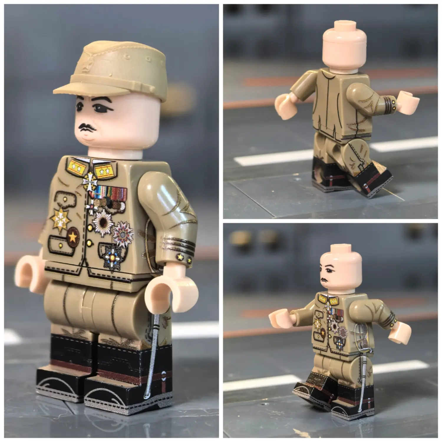 Minifigure – Imperial Japanese Army (IJA) General WWII (LEGO Compatible)