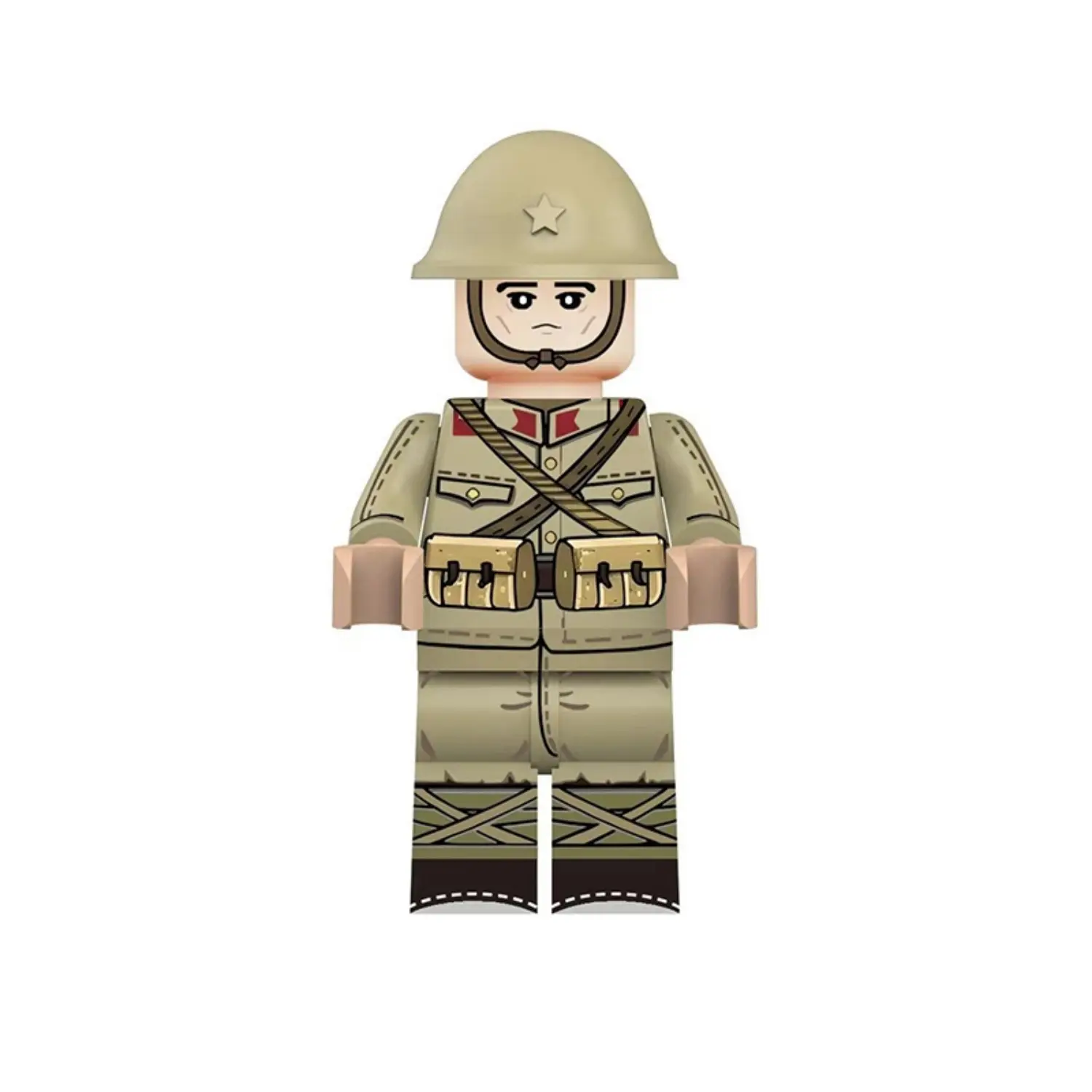 Minifigure – Imperial Japanese Army (IJA) Infantryman WWII (LEGO Compatible)