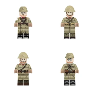 Minifigure – Imperial Japanese Army (IJA) Military Set WWII (LEGO Compatible)