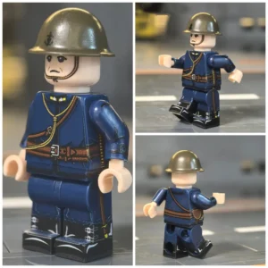 Minifigure – Imperial Japanese Navy SNLF Officer WWII (LEGO Compatible)
