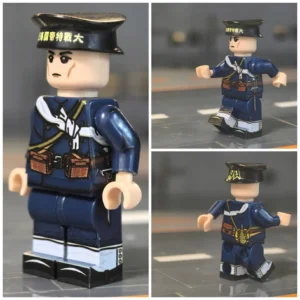 Minifigure – Imperial Japanese Navy SNLF Rifleman (Tasuki Variant) WWII (LEGO Compatible)