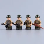 Minifigure – Soviet Red Army Infantry Squad (Early/Mid-War) WWII
