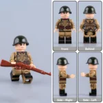 Minifigure – Soviet Red Army Rifleman (Early/Mid-War) WWII