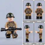 Minifigure – Soviet Red Army Submachine Gunner (Avtomatchik) WWII