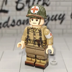 Minifigure – U.S. Army Combat Medic WWII (LEGO Compatible)
