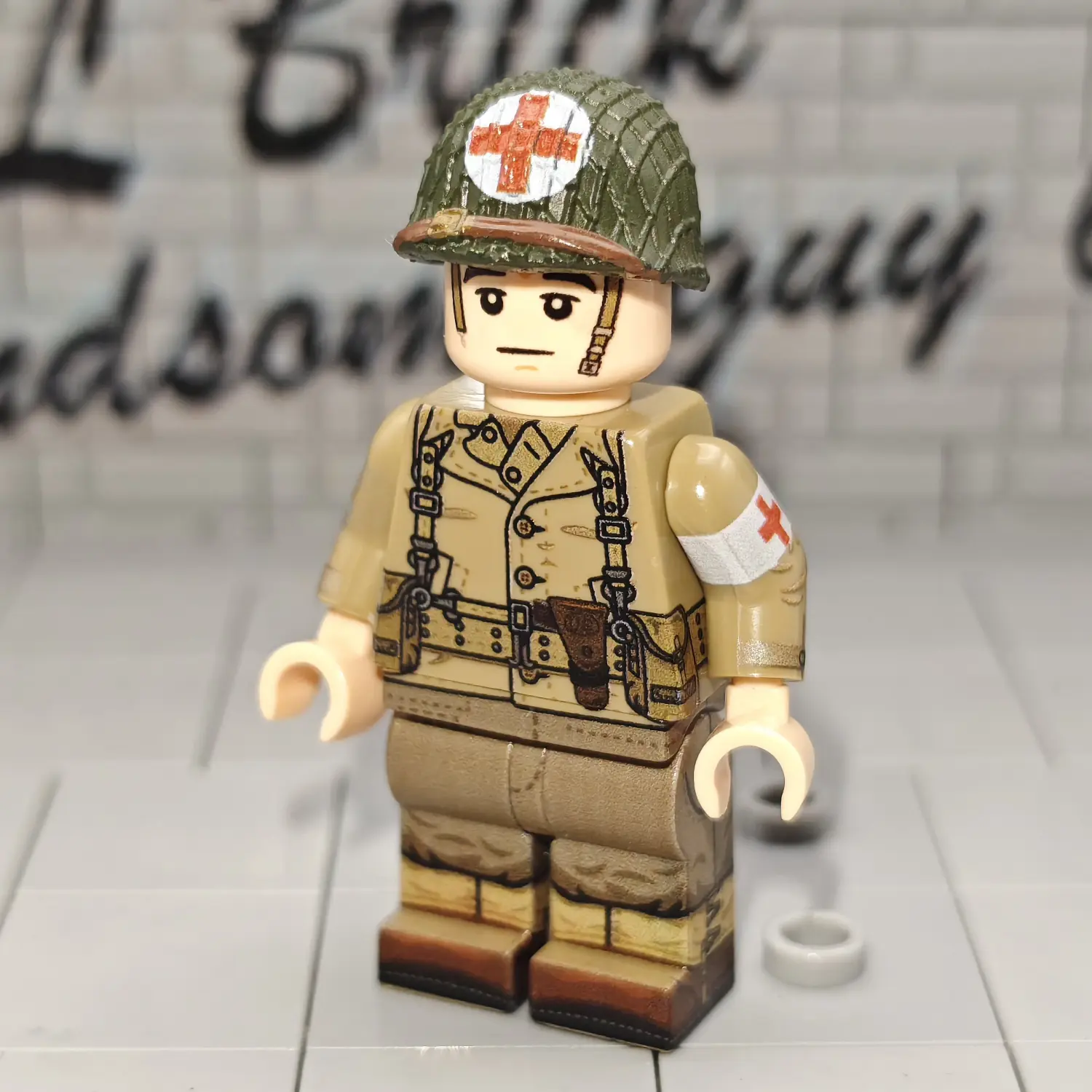 Minifigure – U.S. Army Combat Medic WWII (LEGO Compatible)