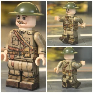Minifigure – U.S. Army Commissioned Officer WWI (LEGO Compatible) Minifigure – U.S. Army Commissioned Officer WWI (LEGO Compatible)