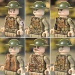 Minifigure – U.S. Army Infantry Squad (American Expeditionary Forces) WWI (LEGO Compatible)