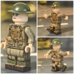 Minifigure – U.S. Army Infantryman (Rifleman) WWI (LEGO Compatible)