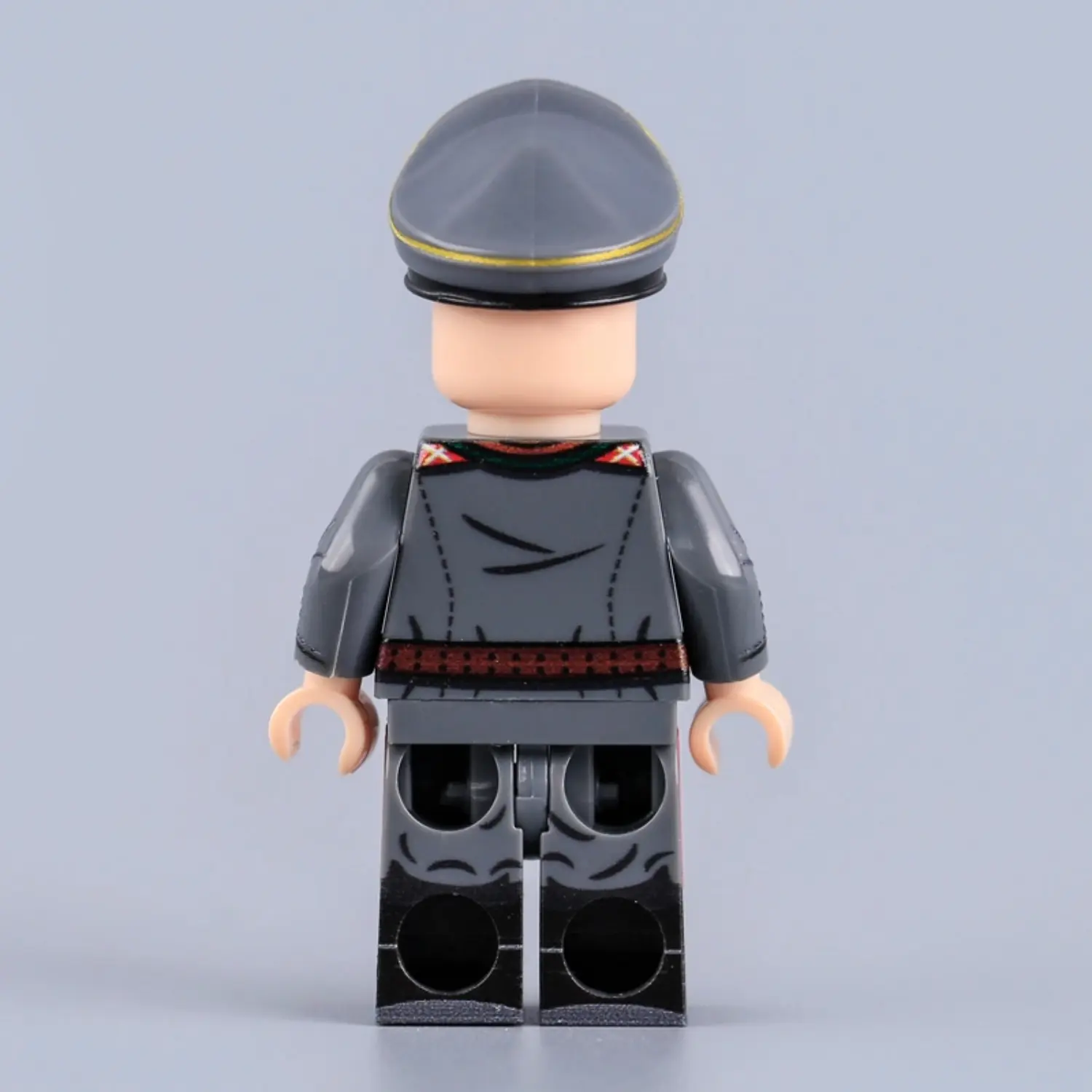 the back of the Minifigure - German Army (Heer) General WWII (LEGO Compatible)