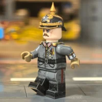 the left side of the Minifigure - General Field Marshal Paul von Hindenburg (Generalfeldmarschall) of the Imperial German Army WWI (LEGO Compatible) 2