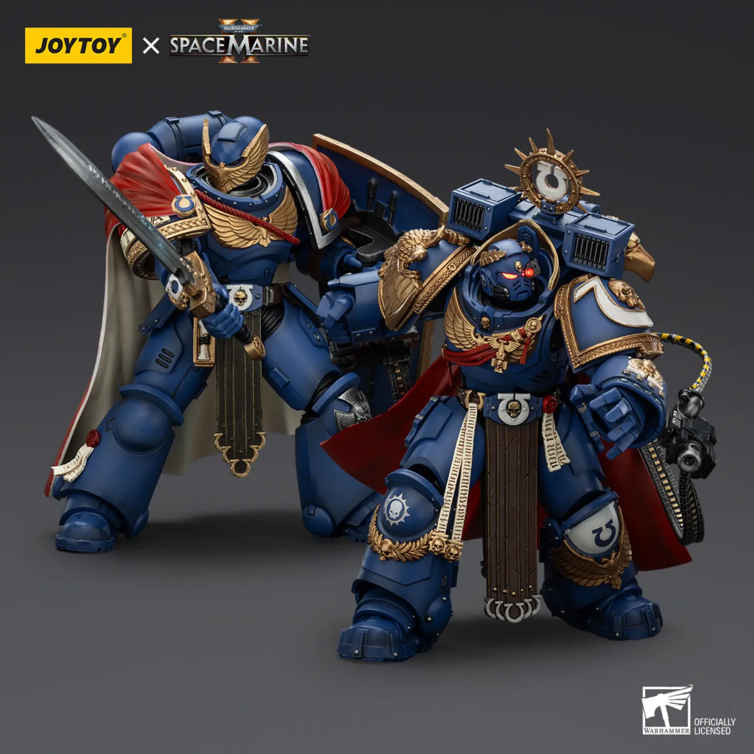 Action Figure - Action Figures - Ultramarines Marneus Calgar & Victrix Honour Guards 1 18 - JOYTOY Warhammer 40K Action Figure Action Figures Ultramarines Marneus Calgar & Victrix Honour Guards 1 18 Joytoy Warhammer 40k