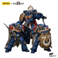 Action Figure - Action Figures - Ultramarines Marneus Calgar & two Victrix Honour Guards 1 18 - JOYTOY Warhammer 40K in white background Action Figure Action Figures Ultramarines Marneus Calgar & Two Victrix Honour Guards 1 18 Joytoy Warhammer 40k In White Background