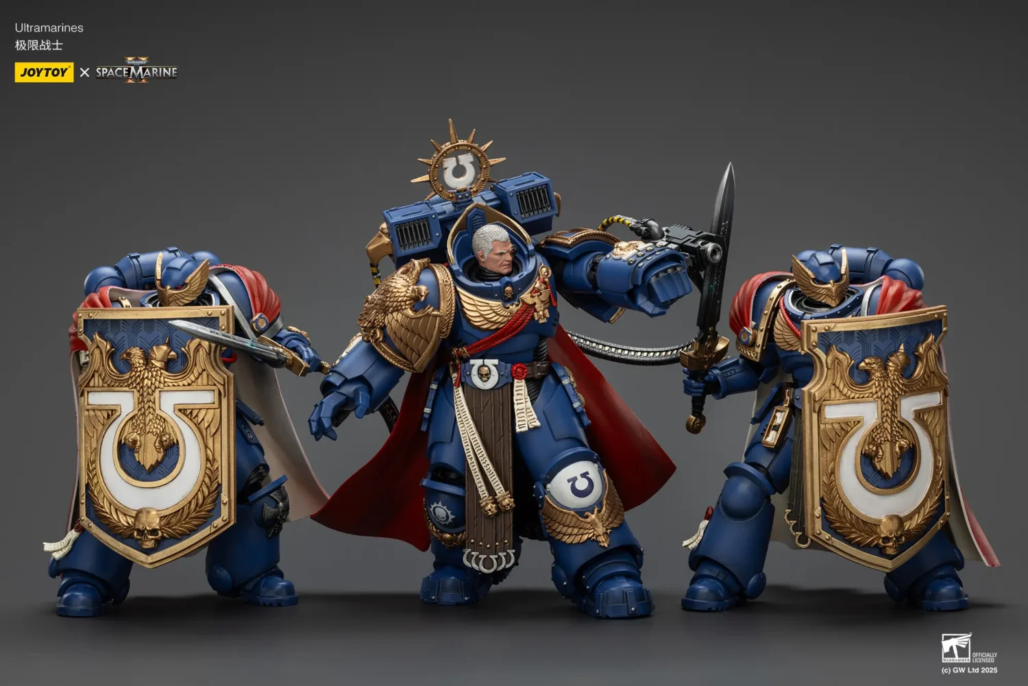 Action Figure - Action Figures - Ultramarines Marneus Calgar & two Victrix Honour Guards 1 18 - JOYTOY Warhammer 40K rectangle image 3 Action Figure Action Figures Ultramarines Marneus Calgar & Two Victrix Honour Guards 1 18 Joytoy Warhammer 40k Rectangle Image 3