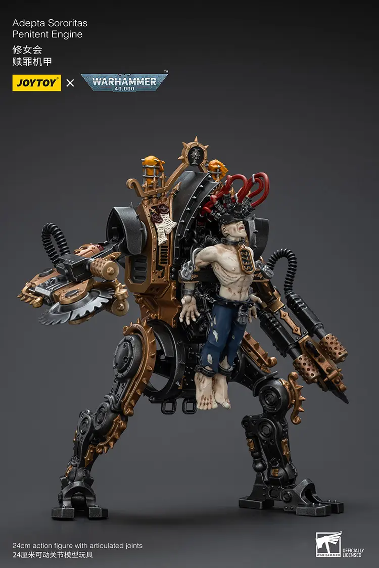 Action Figure - Adepta Sororitas Penitent Engine (with Penitent Buzz-Blades) 1 18 - JOYTOY Warhammer 40K rectangle image 10 Action Figure Adepta Sororitas Penitent Engine (with Penitent Buzz Blades) 1 18 Joytoy Warhammer 40k Rectangle Image 10