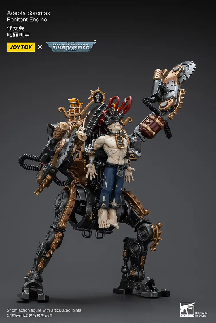 Action Figure - Adepta Sororitas Penitent Engine (with Penitent Buzz-Blades) 1 18 - JOYTOY Warhammer 40K rectangle image 8 Action Figure Adepta Sororitas Penitent Engine (with Penitent Buzz Blades) 1 18 Joytoy Warhammer 40k Rectangle Image 8
