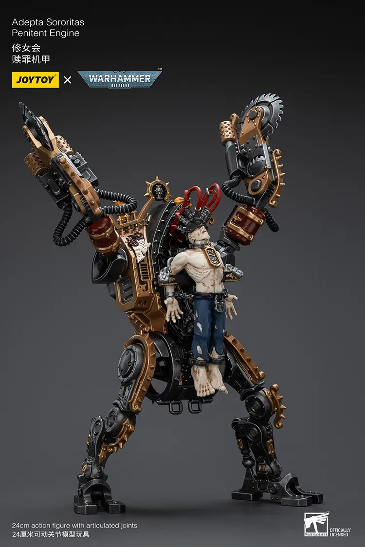 Action Figure - Adepta Sororitas Penitent Engine (with Penitent Buzz-Blades) 1 18 - JOYTOY Warhammer 40K rectangle image 9 Action Figure Adepta Sororitas Penitent Engine (with Penitent Buzz Blades) 1 18 Joytoy Warhammer 40k Rectangle Image 9