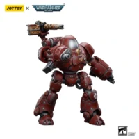 Action Figure Adeptus Mechanicus Kastelan Robot With Heavy Phosphor Blaster 1 18 Joytoy Warhammer 40k In White Background 4