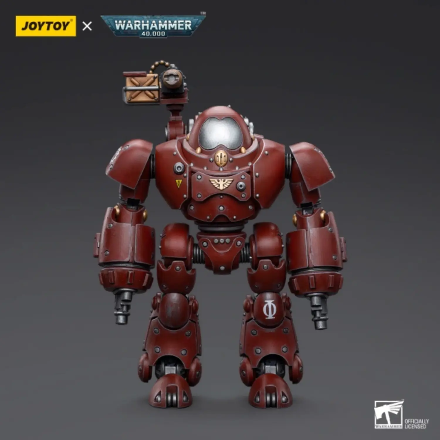 Action Figure Adeptus Mechanicus Kastelan Robot With Heavy Phosphor Blaster 1 18 Joytoy Warhammer 40k