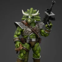 Action Figure Adjutant Zork Tmnt Nickelodeon 1 18 Joytoy Teenage Mutant Ninja Turtles Rectangle Image 1