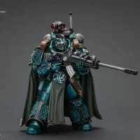 Action Figure Alpha Legion Exodus 'the One Who Is Many' With Sniper Rifle And Power Dagger 1 18 Jotyoy Warhammer The Horus Heresy Rectangle Image 8