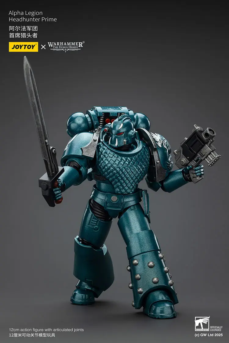 Action Figure - Alpha Legion Headhunter Prime 1 18 - JOTYOY Warhammer The Horus Heresy rectangle image 5 Action Figure Alpha Legion Headhunter Prime 1 18 Jotyoy Warhammer The Horus Heresy Rectangle Image 5