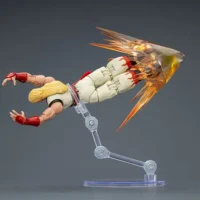 Action Figure - Andy Bogard KOF _98 UM Fatal Fury Team SNK 1 18 - JOYTOY The King of Fighters fighting on display stand rectangle image Action Figure - Andy Bogard KOF '98 UM Fatal Fury Team SNK 1/18 - JOYTOY The King of Fighters