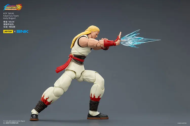 Action Figure - Andy Bogard KOF _98 UM Fatal Fury Team SNK 1 18 - JOYTOY The King of Fighters figthing rectangle image Action Figure - Andy Bogard KOF '98 UM Fatal Fury Team SNK 1/18 - JOYTOY The King of Fighters