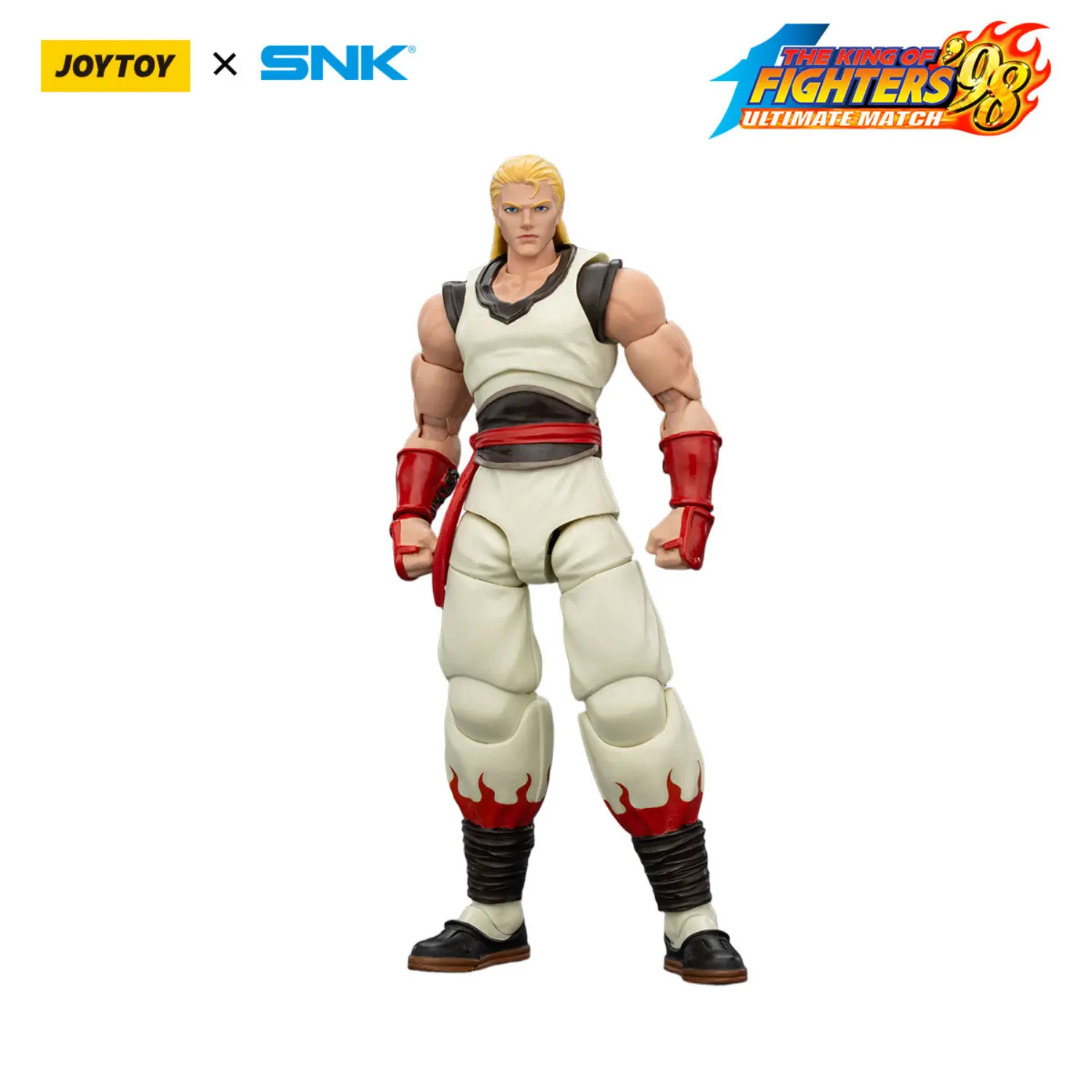 Action Figure - Andy Bogard KOF _98 UM Fatal Fury Team SNK 1 18 - JOYTOY The King of Fighters in white background 1 Action Figure - Andy Bogard KOF '98 UM Fatal Fury Team SNK 1/18 - JOYTOY The King of Fighters