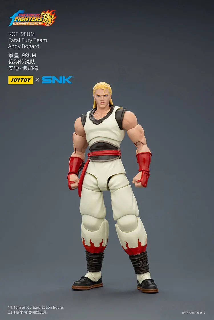 Action Figure - Andy Bogard KOF _98 UM Fatal Fury Team SNK 1 18 - JOYTOY The King of Fighters rectangle image 1 Action Figure - Andy Bogard KOF '98 UM Fatal Fury Team SNK 1/18 - JOYTOY The King of Fighters