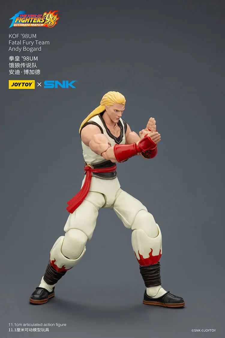 Action Figure - Andy Bogard KOF _98 UM Fatal Fury Team SNK 1 18 - JOYTOY The King of Fighters rectangle image 2 Action Figure - Andy Bogard KOF '98 UM Fatal Fury Team SNK 1/18 - JOYTOY The King of Fighters