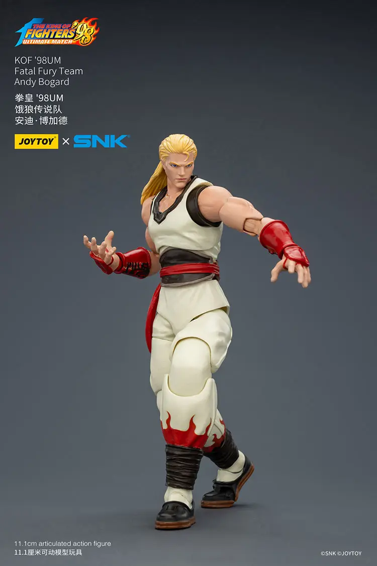 Action Figure - Andy Bogard KOF _98 UM Fatal Fury Team SNK 1 18 - JOYTOY The King of Fighters rectangle image 3 Action Figure - Andy Bogard KOF '98 UM Fatal Fury Team SNK 1/18 - JOYTOY The King of Fighters