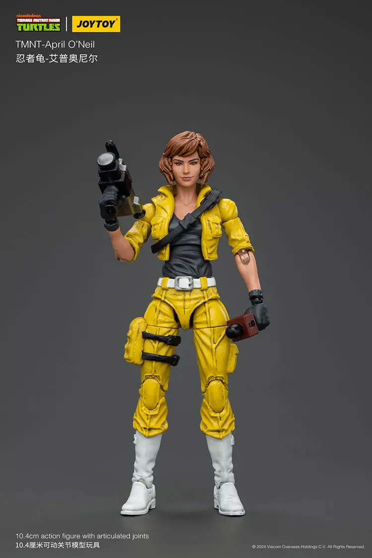 Action Figure - April O'Neil with Baby Turtles TMNT Nickelodeon 1 18 - JOYTOY Teenage Mutant Ninja Turtles rectangle image 1 Action Figure April O'neil With Baby Turtles Tmnt Nickelodeon 1 18 Joytoy Teenage Mutant Ninja Turtles Rectangle Image 1